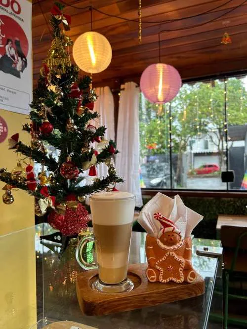 Natal na cafeteria